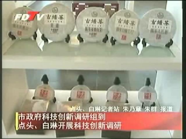 市政府科技創新調研組到點頭、白琳開展科技創新調研