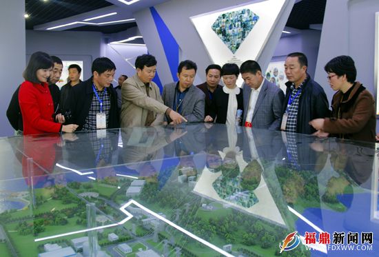 代表們詳細了解核電站建設情況.JPG