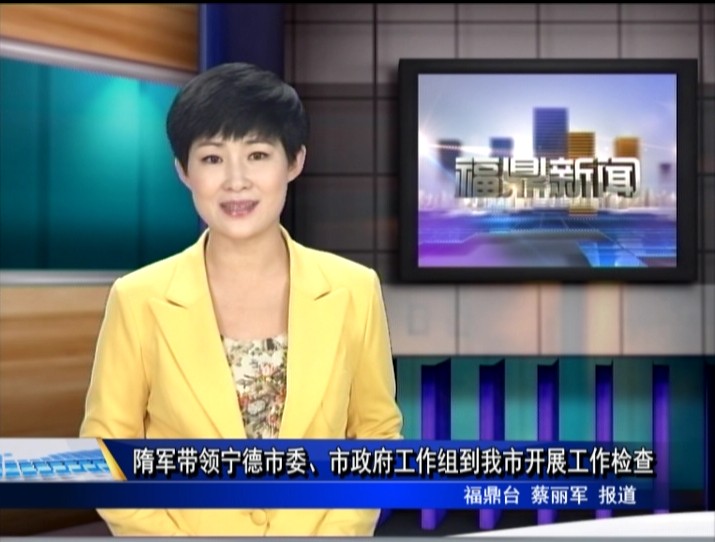 隋軍帶領(lǐng)寧德市委、市政府工作組到我市開展工作檢查