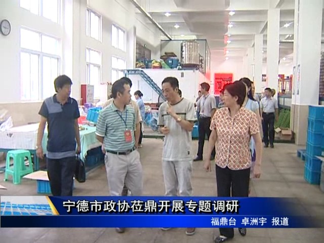寧德市政協蒞鼎開展專題調研