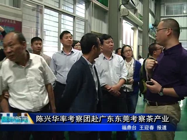陳興華率考察團赴廣東東莞考察茶產業