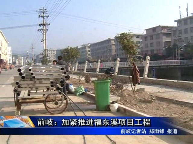 前岐：加緊推進福東溪項目工程