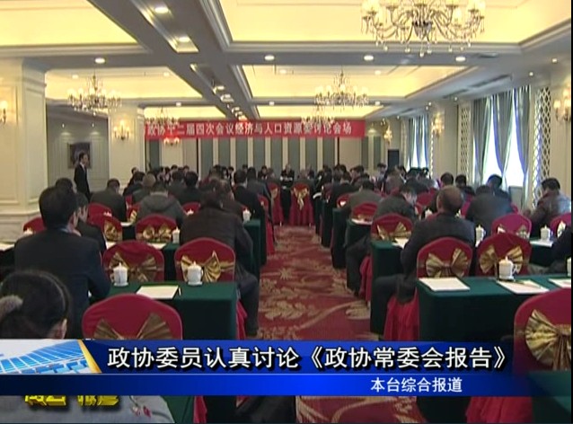 政協委員認真討論《政協常委會報告》