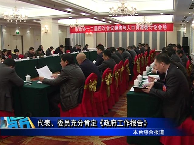 代表、委員充分肯定《政府工作報告》