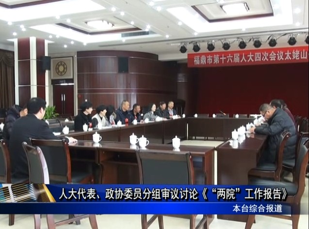人大代表、政協(xié)委員分組審議討論《“兩院”工作報(bào)告》