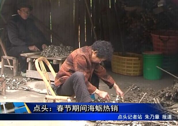 點頭：春節期間海蠣熱銷