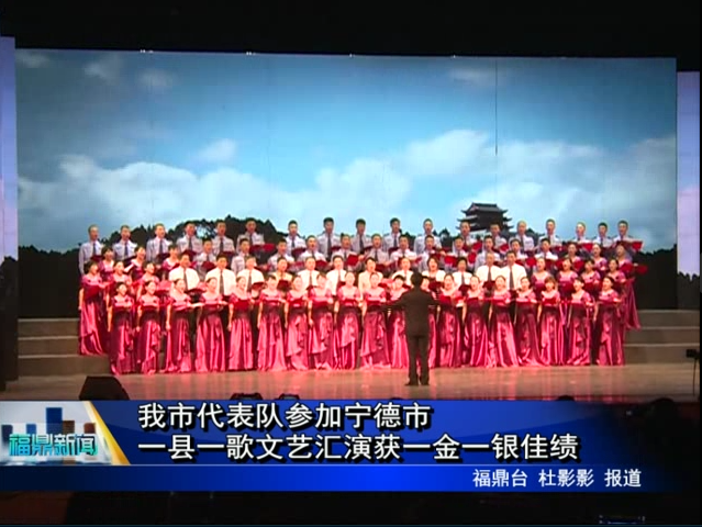 我市代表隊參加寧德市一縣一歌文藝匯演獲一金一銀佳績