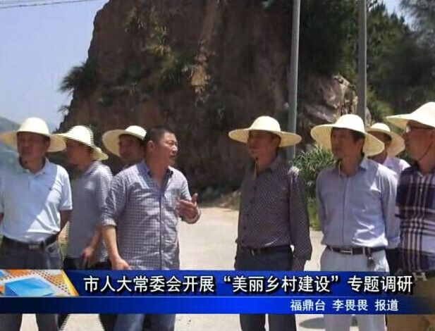 市人大常委會開展“美麗鄉村建設”專題調研