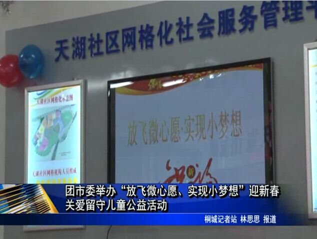 團市委舉辦“放飛微心愿、實現(xiàn)小夢想”迎新春關(guān)愛留守兒童公益活動