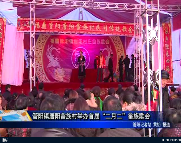 管陽鎮唐陽畬族村舉辦首屆“二月二”畬族歌會