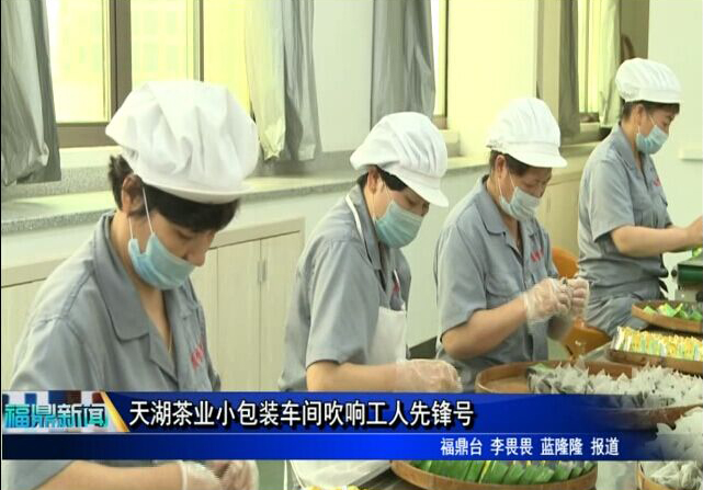 天湖茶業小包裝車間吹響工人先鋒號