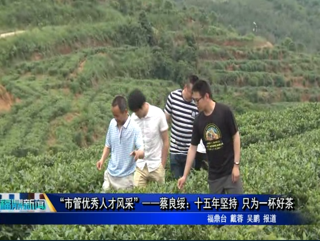 “市管優秀人才風采”——蔡良綏：十五年堅持 只為一杯好茶