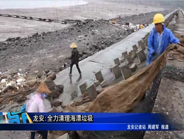 龍安:全力清理海漂垃圾