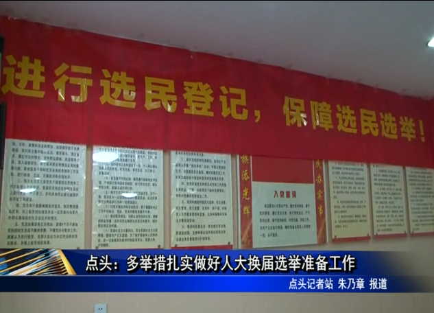 點頭：多舉措扎實做好人大換屆選舉準備工作