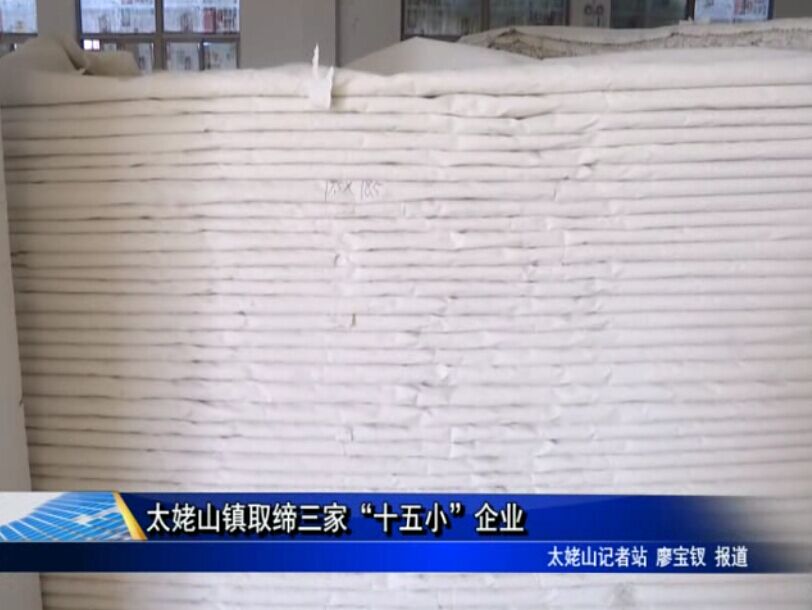 太姥山鎮取締三家“十五小”企業