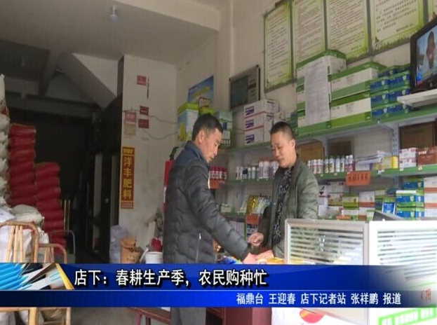 店下：春耕生產季，農民購種忙