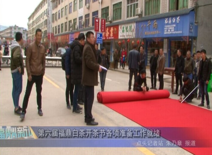 第六屆福鼎白茶開茶節各項準備工作就緒