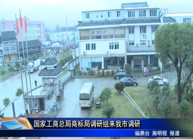 國家工商總局商標局調(diào)研組來我市調(diào)研