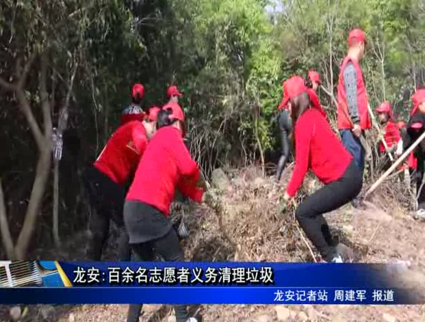 龍安:百余名志愿者義務清理垃圾
