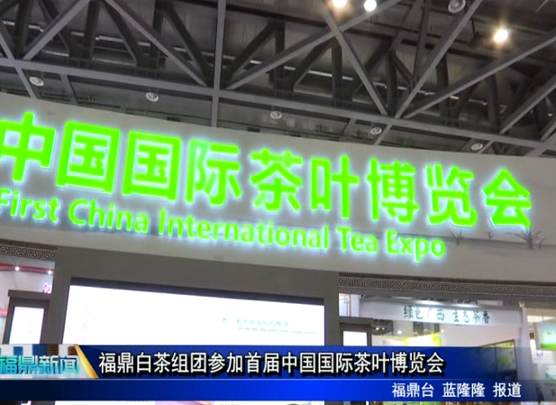 福鼎白茶組團參加首屆中國國際茶葉博覽會