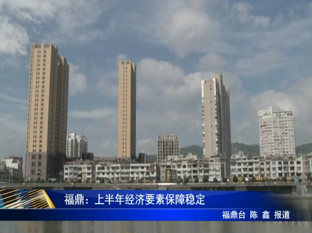 福鼎：上半年經(jīng)濟(jì)要素保障穩(wěn)定