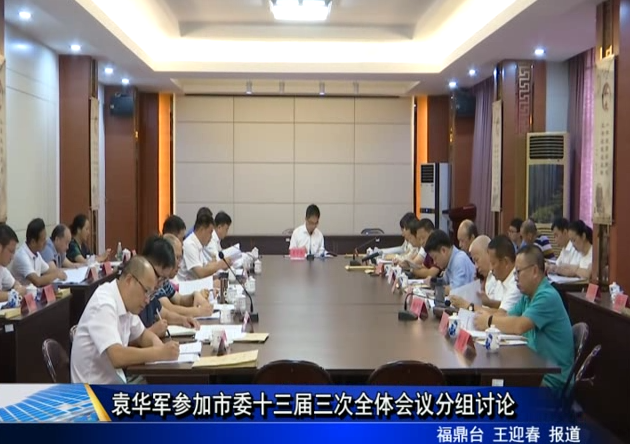 袁華軍參加市委十三屆三次全體會議分組討論