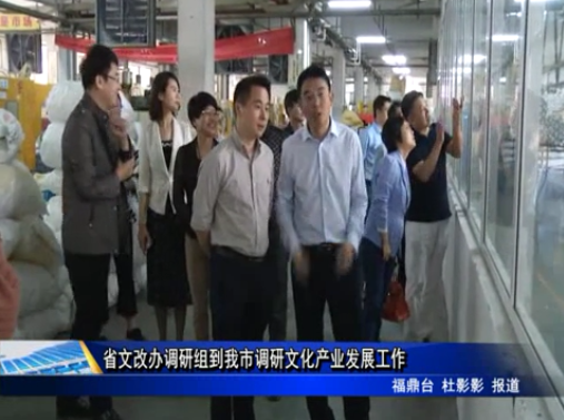省文改辦調研組到我市調研文化產業發展工作