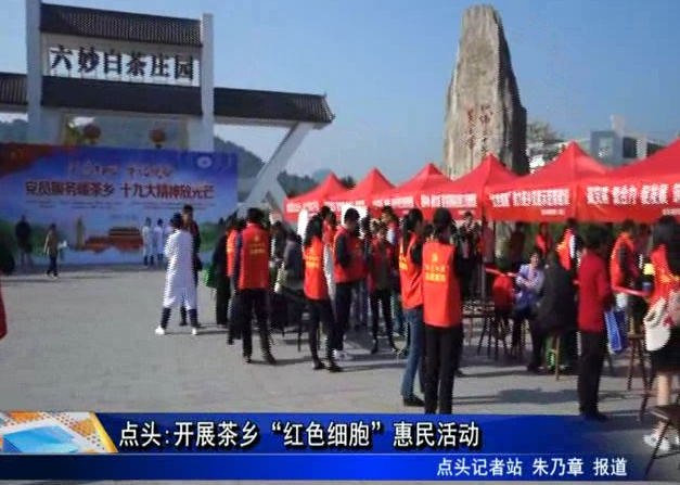點頭:開展茶鄉“紅色細胞”惠民活動