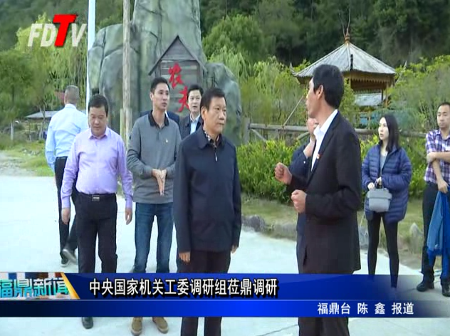 中央國家機關工委調研組蒞鼎調研
