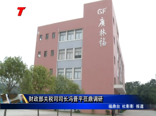 財政部關(guān)稅司司長馮晉平蒞鼎調(diào)研