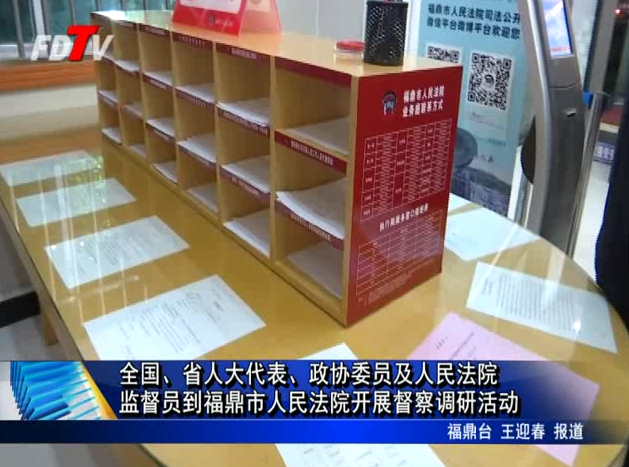全國(guó)、省人大代表、政協(xié)委員及人民法院監(jiān)督員到福鼎市人民法院開展督察調(diào)研活動(dòng)