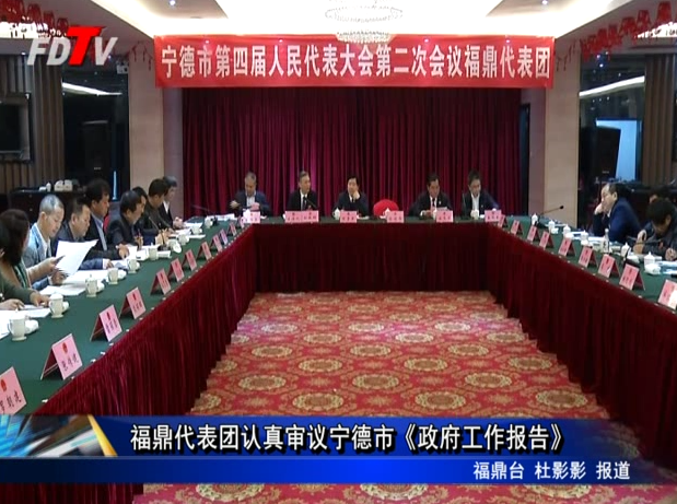 福鼎代表團(tuán)認(rèn)真審議寧德市《政府工作報(bào)告》