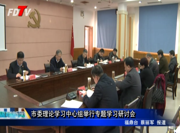 市委理論學(xué)習(xí)中心組舉行專題學(xué)習(xí)研討會(huì)