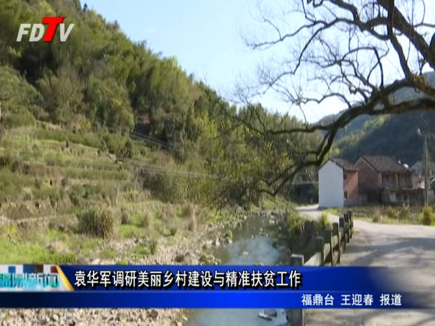 袁華軍調研美麗鄉村建設與精準扶貧工作