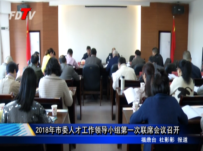 2018年市委人才工作領導小組第一次聯席會議召開