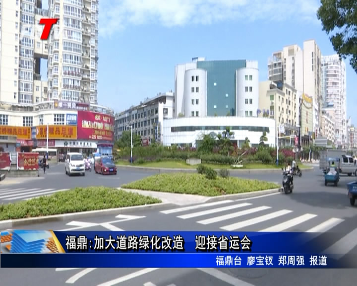 福鼎:加大道路綠化改造  迎接省運會