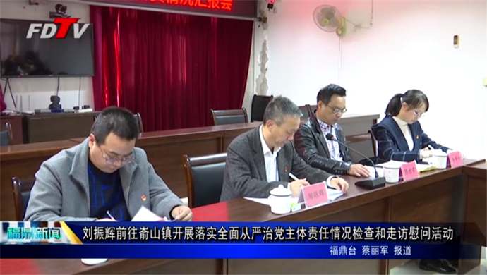 劉振輝前往崳山鎮開展落實全面從嚴治黨主體責任情況檢查和走訪慰問活動