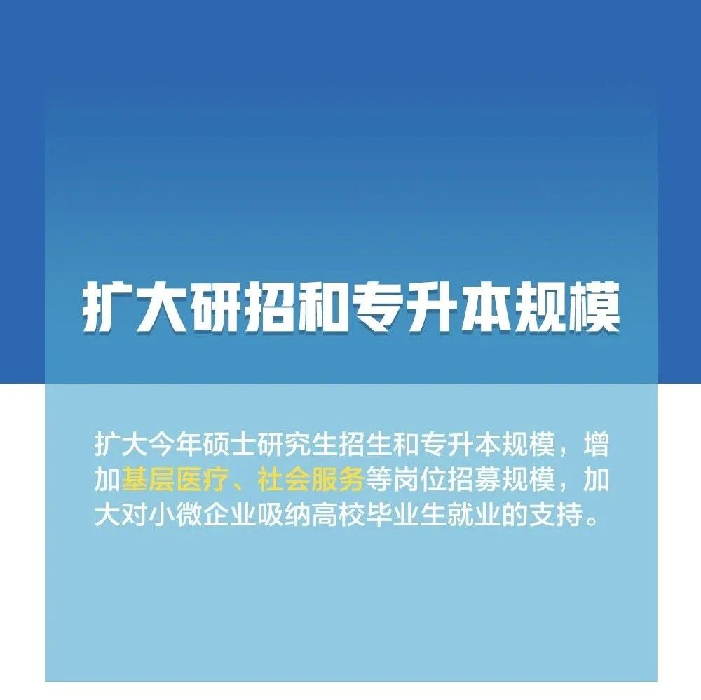 @高校畢業生，最新就業政策來了！
