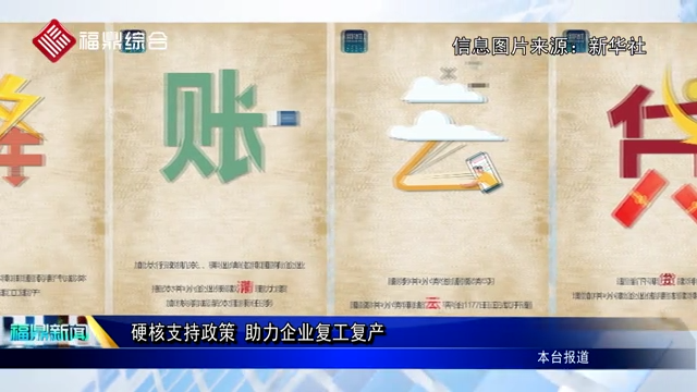 【圖片新聞】硬核支持政策 助力企業復工復產