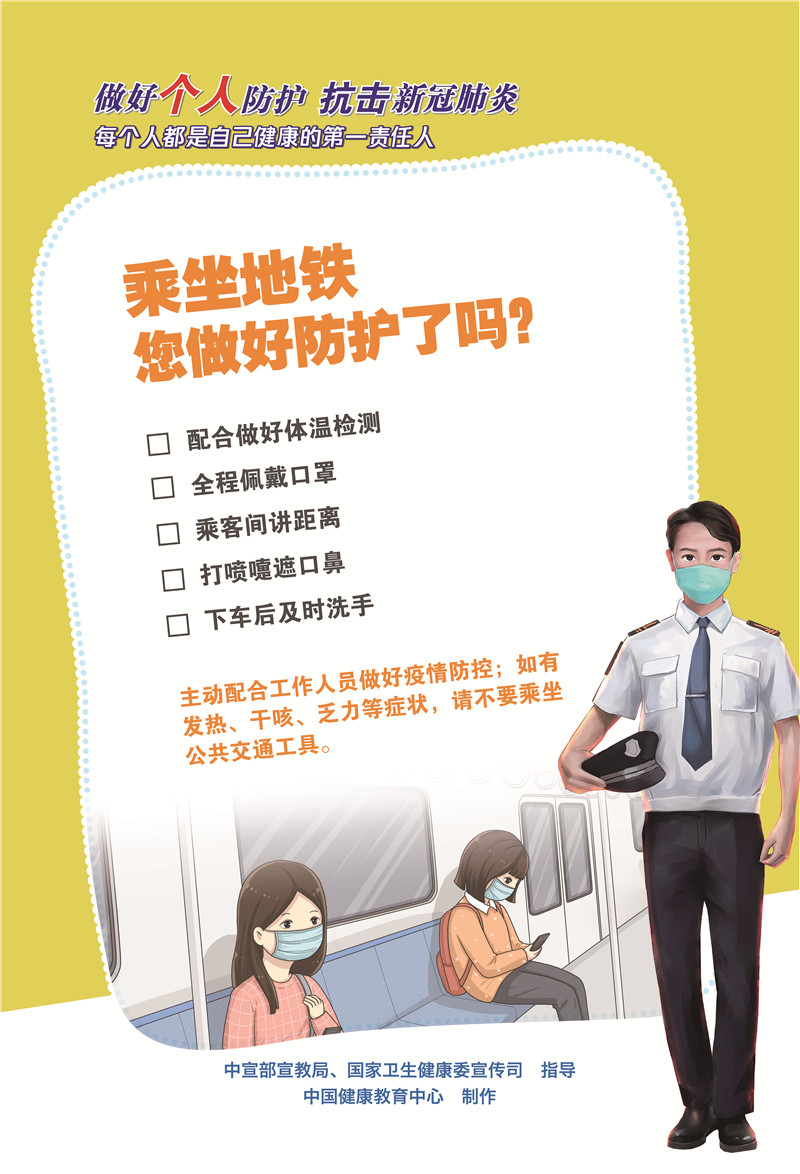 乘坐地鐵您做好防護了嗎？