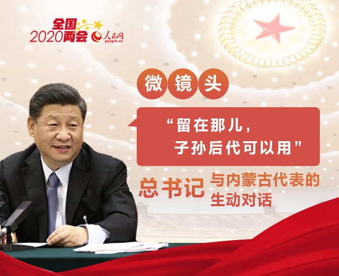 微鏡頭：“留在那兒，子孫后代可以用” ——總書記與內蒙古代表的生動對話