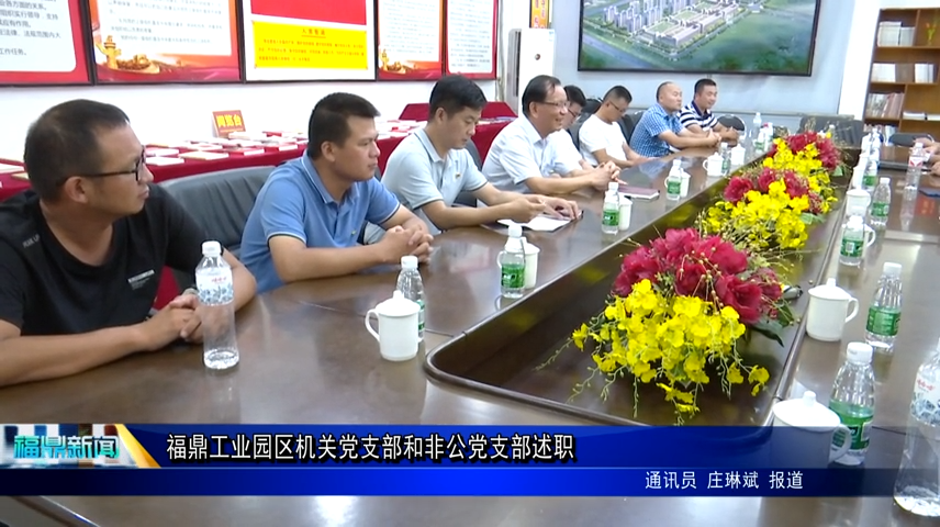 福鼎工業園區機關黨支部和非公黨支部述職