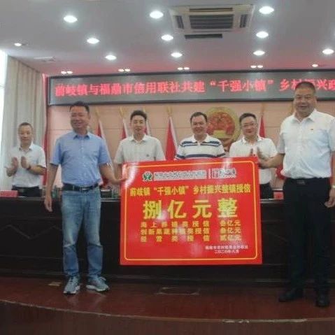寧德首家！農(nóng)信社“整鎮(zhèn)授信”8億元 “貸”動(dòng)前岐鎮(zhèn)