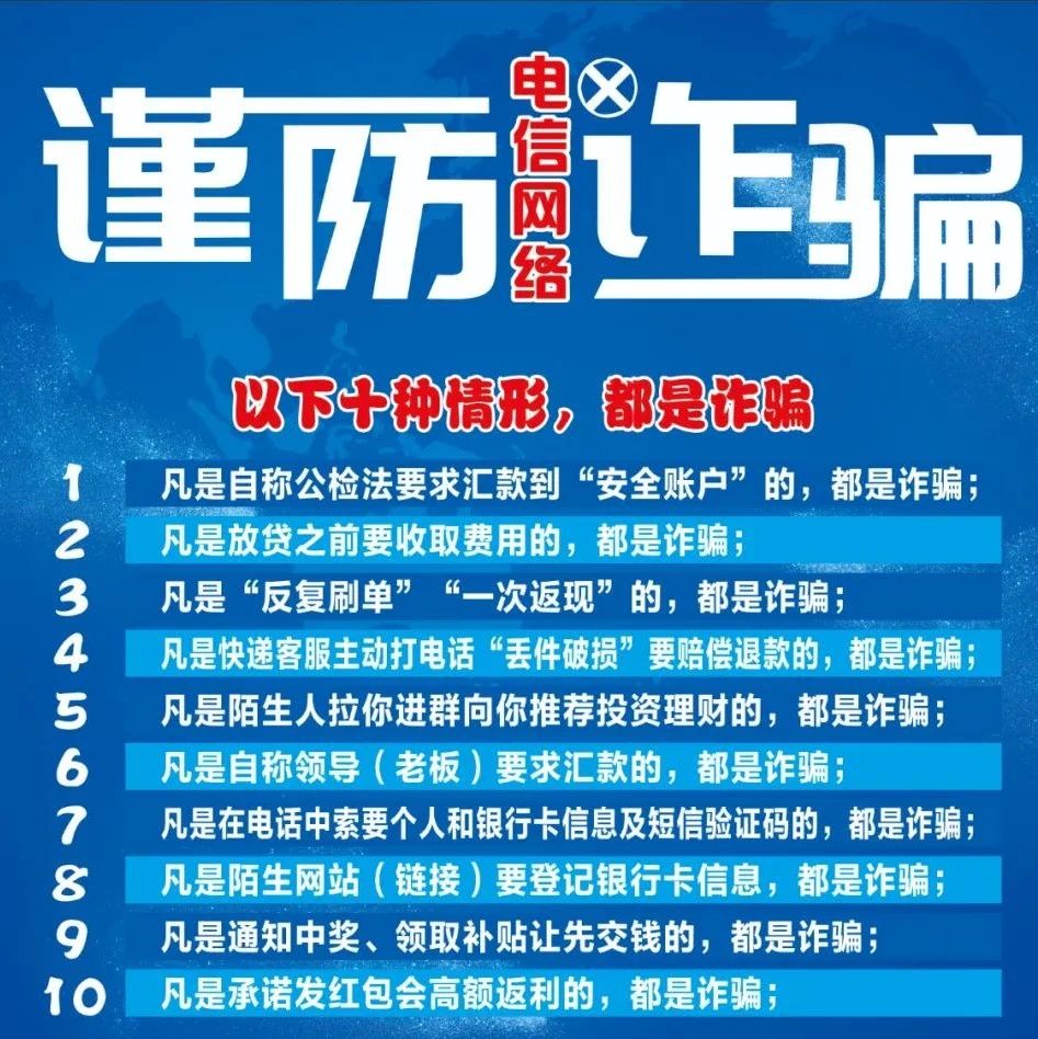 小心有“詐”！這套反詐海報，必須擁有