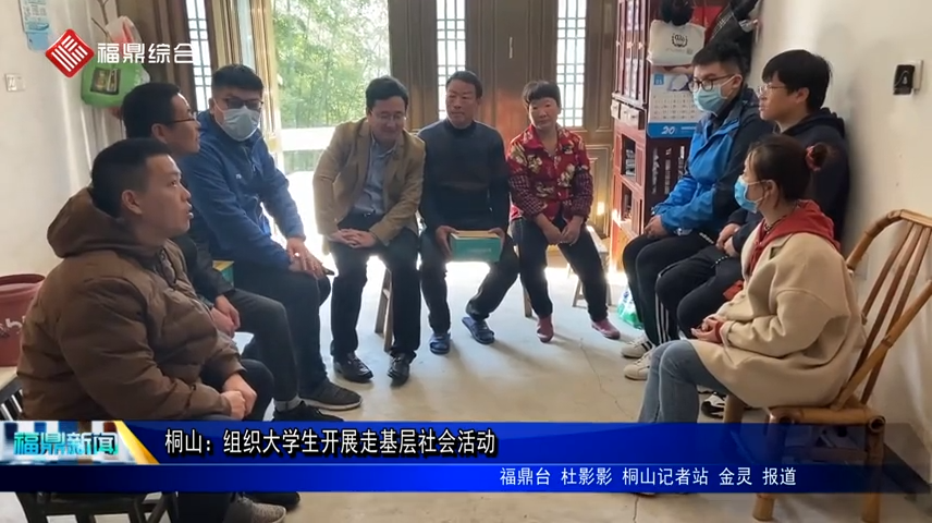 桐山：組織大學生開展走基層社會活動