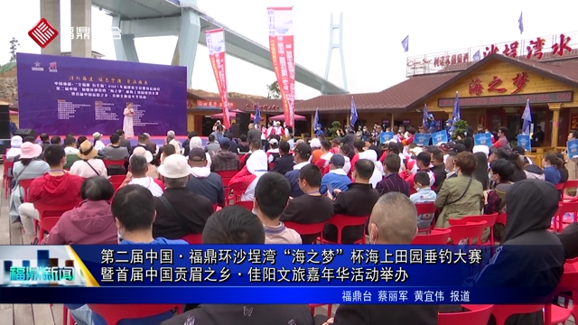 第二屆中國·福鼎環沙埕灣“海之夢”杯海上田園垂釣大賽暨首屆中國貢眉之鄉·佳陽文旅嘉年華活動舉辦