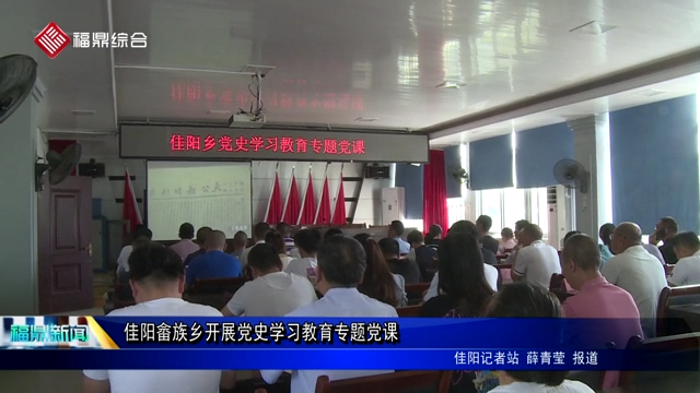 佳陽畬族鄉(xiāng)開展黨史學(xué)習(xí)教育專題黨課