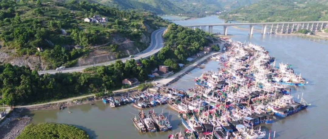 漁船進(jìn)港避風(fēng)，漁民加固漁船全力防范臺(tái)風(fēng)！