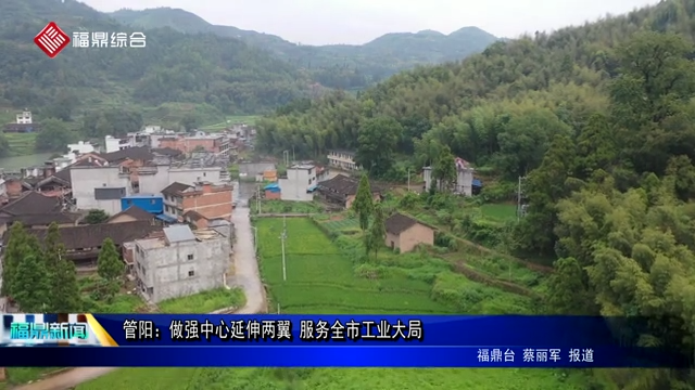 管陽：做強中心延伸兩翼 服務全市工業大局