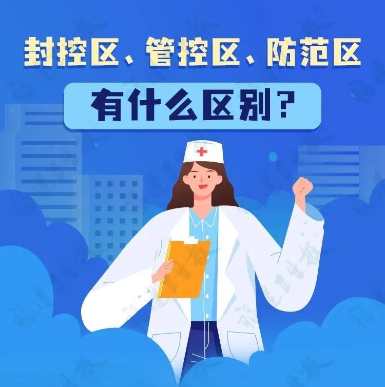 一分鐘防疫課堂 | 封控區(qū)、管控區(qū)、防范區(qū)，一圖讀懂他們的區(qū)別！